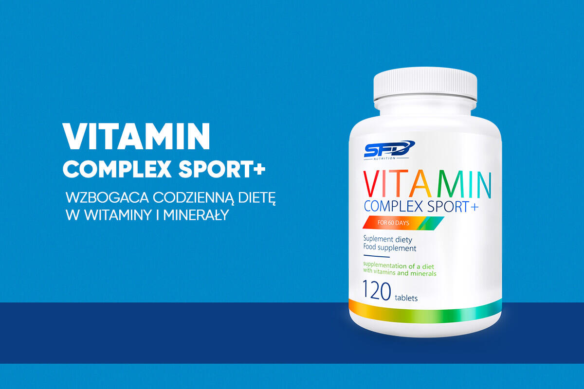 Witaminy i minerały VITAMIN COMPLEX SPORT+ 120tabletek 2/2