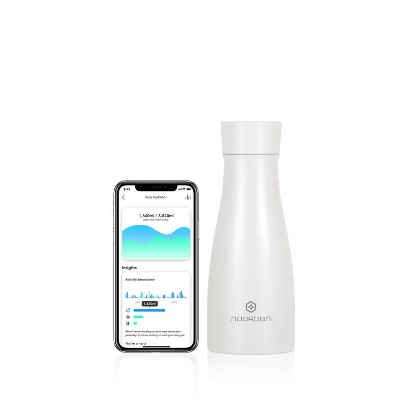 Garrafa inteligente Noerden 350ml branca Exclusivo online                      3 cores disponíveis
 39,99€  NOERDEN Garrafa inteligente Noerden 350ml brancaVendido e expedido por: Servisoft  