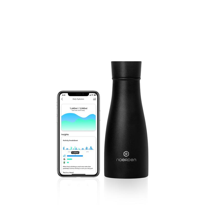 Garrafa inteligente Noerden 350ml preto Exclusivo Online                      3 cores disponíveis
 39,99€  NOERDEN Garrafa inteligente Noerden 350ml pretoVendido e expedido por: Servisoft    