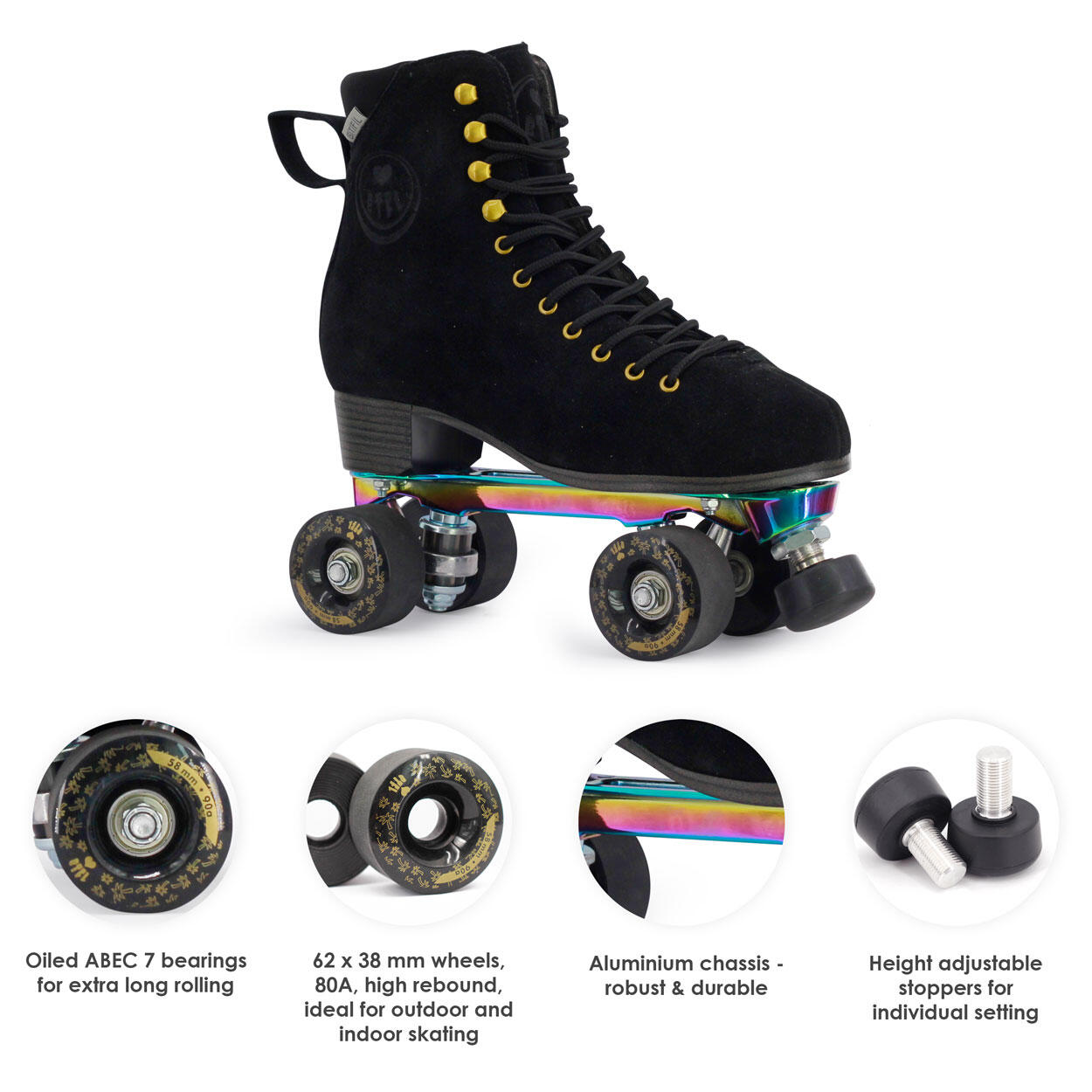 BTFL FAYA - Classic Pro X Skates Rollschuhe 4/7