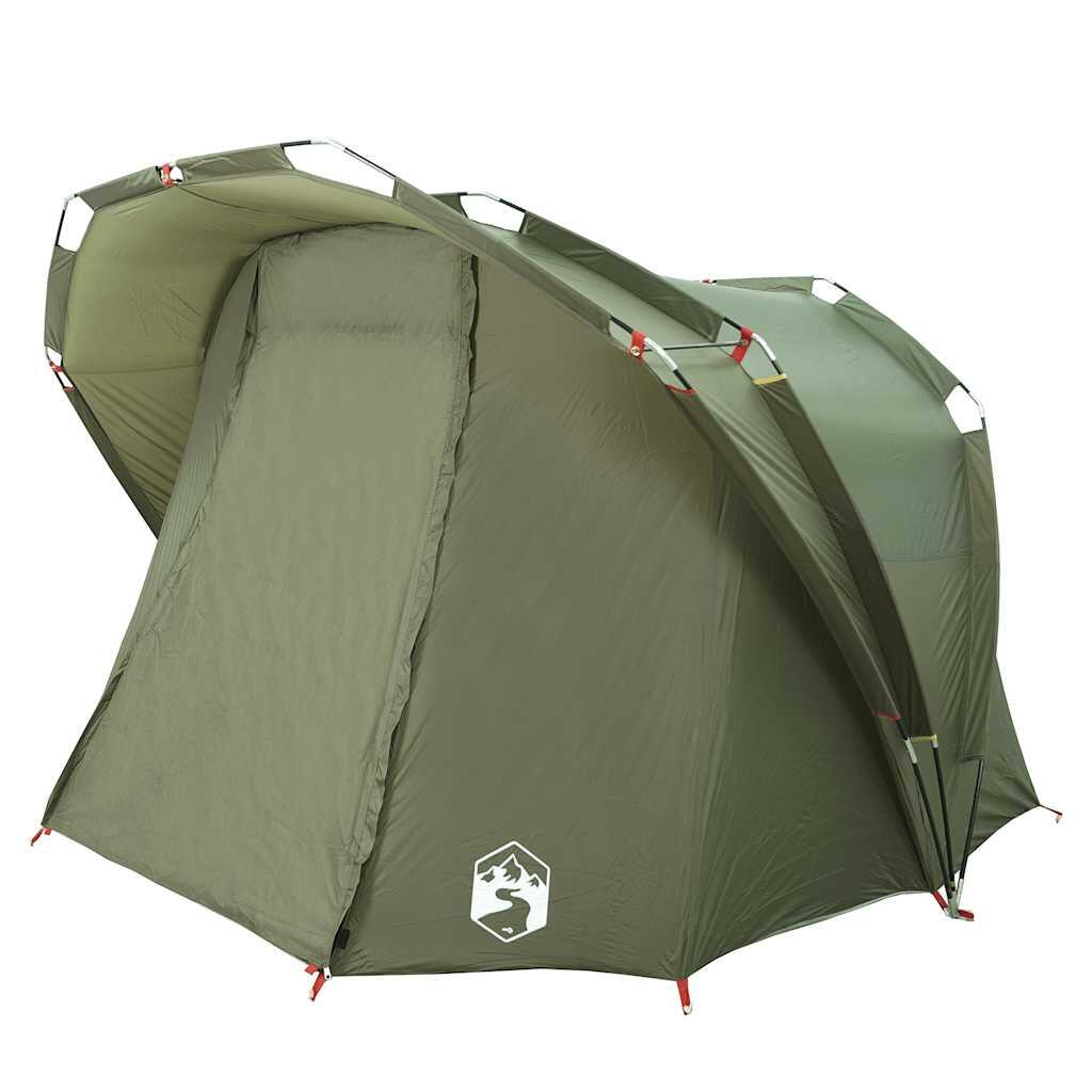 Tenda da pesca impermeabile VidaXL per 4 persone, oliva 5/7