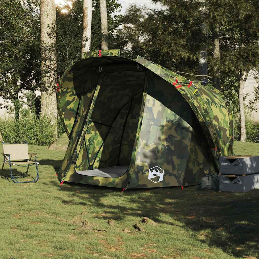 Tente Camouflage Imperméable 4 Personnes VidaXL 3/7