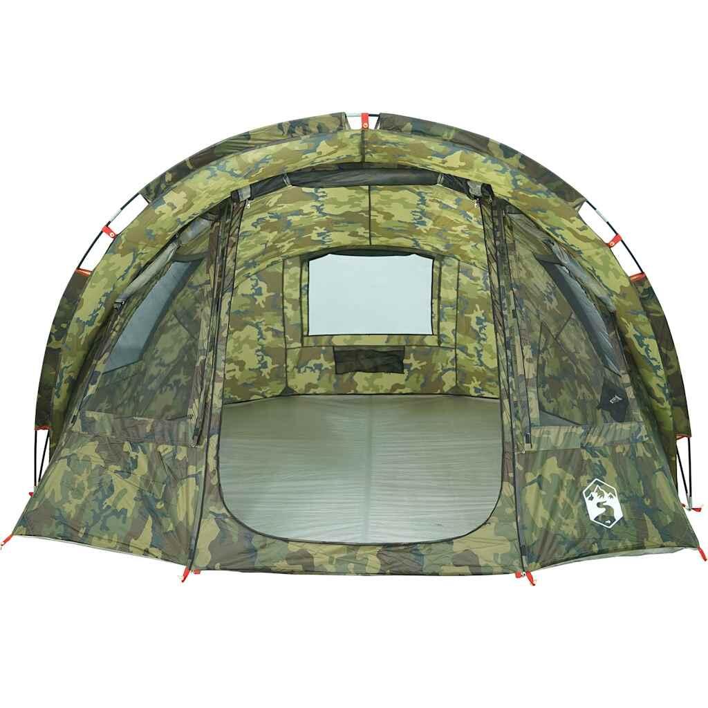 Tenda da pesca VidaXL camouflage impermeabile per 2 persone 6/7
