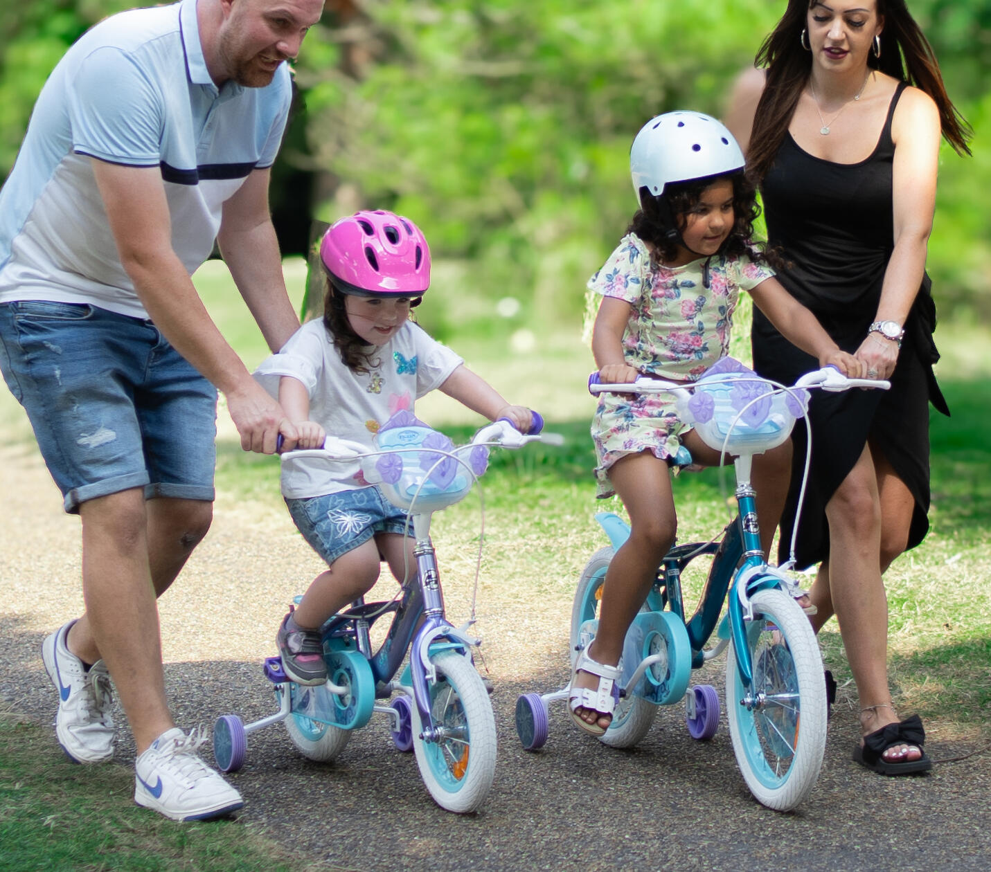 Official Huffy Disney Frozen 12" Girls Bike ages 3-5 years Purple + Stabilisers 3/16