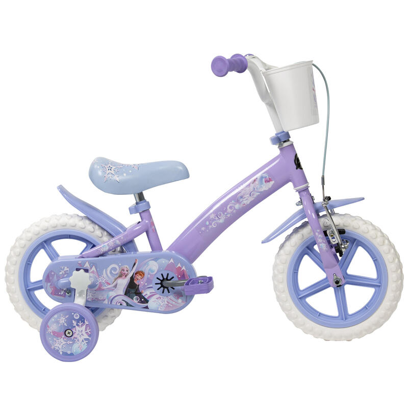 Huffy Disney Frozen 12" Fiets met Voorzitmand, Leeftijd 3-5 Jaar