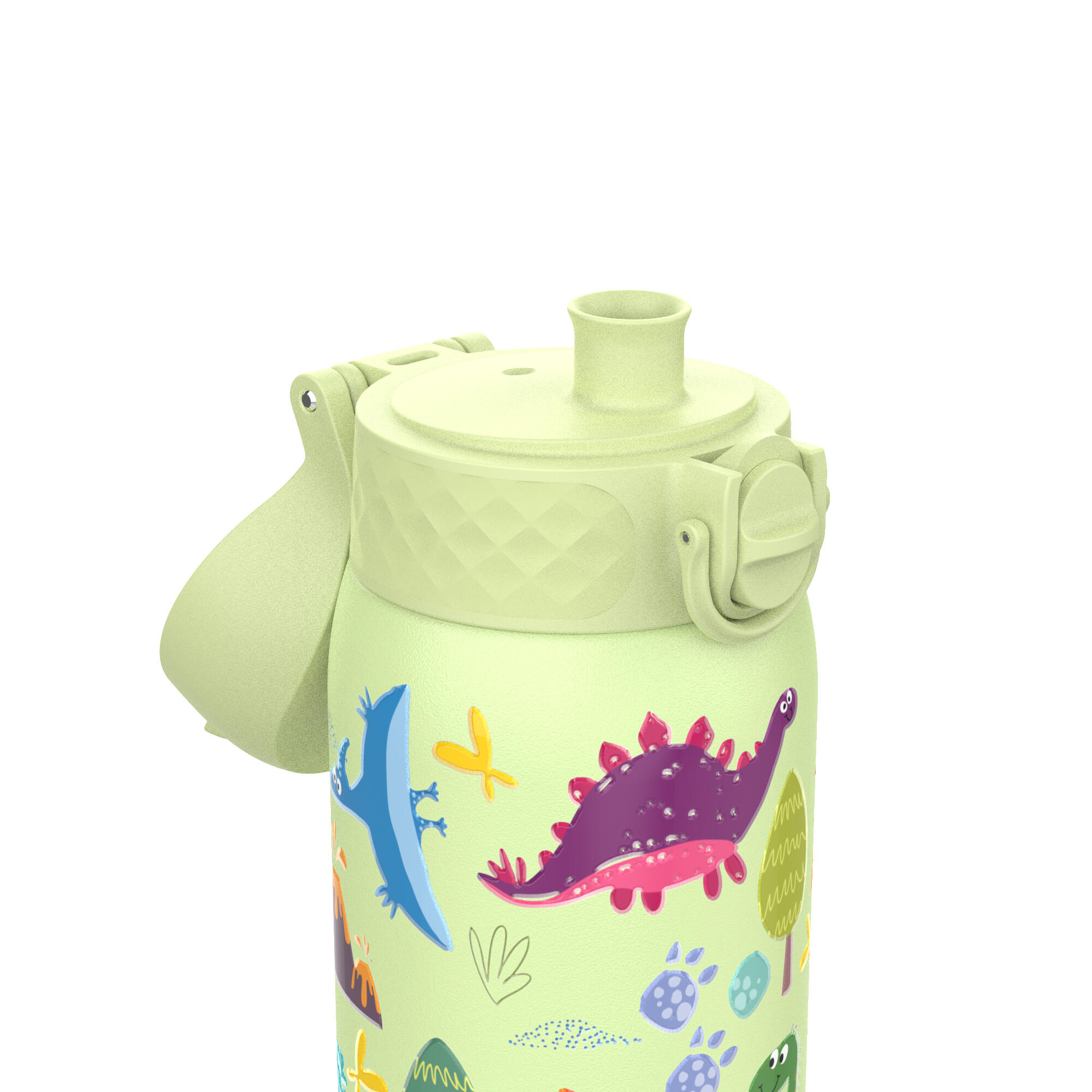 Leak Proof Water Bottle, Stainless Steel, Dinosaurs, 400ml (13oz) 3/7