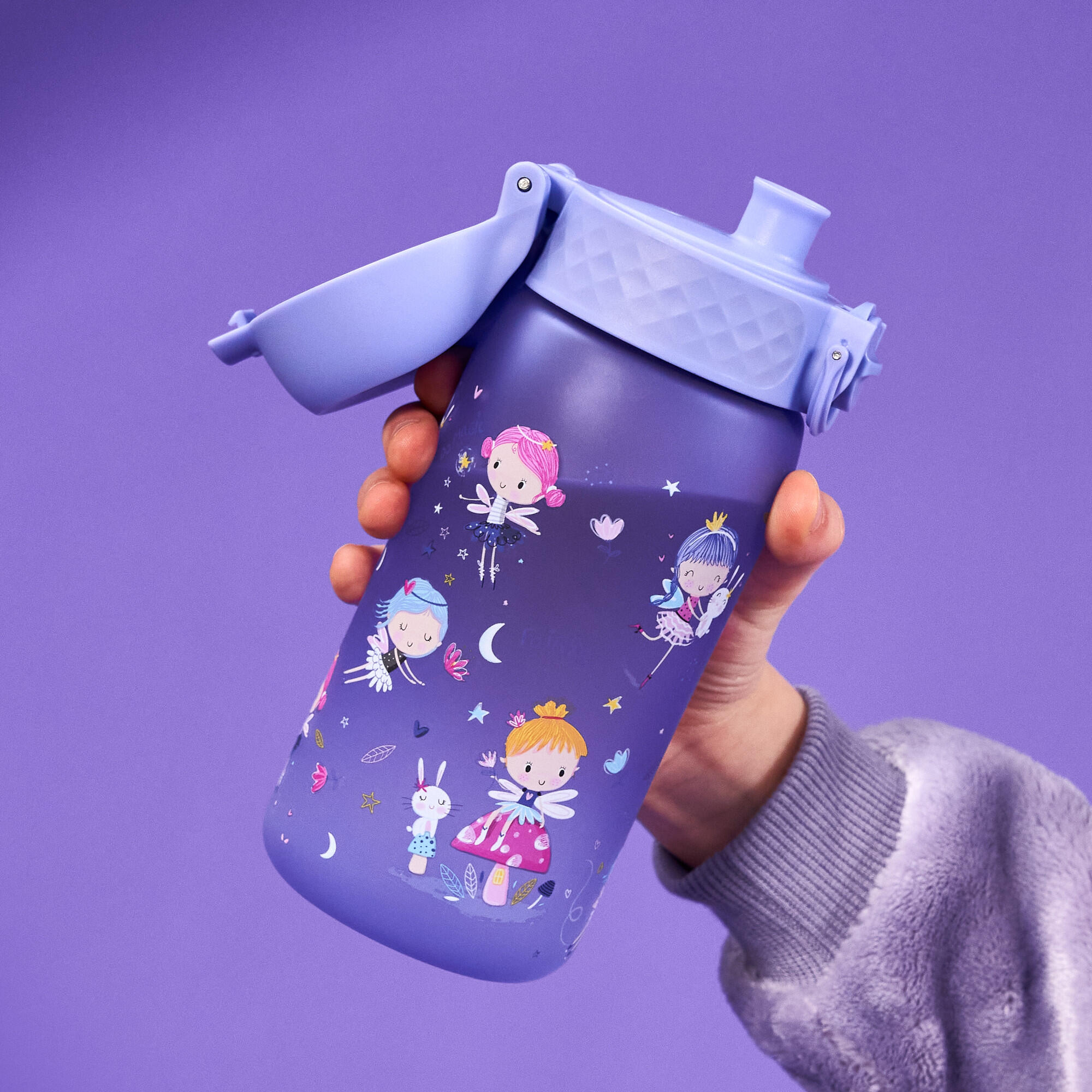 Bidon dziecięcy ION8 350ml z atestem PZH – szczelny, lekki, bez BPA 3/8