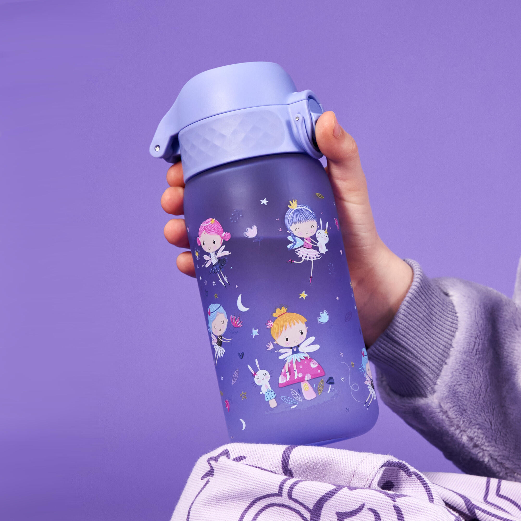 Bidon dziecięcy ION8 350ml z atestem PZH – szczelny, lekki, bez BPA 2/8