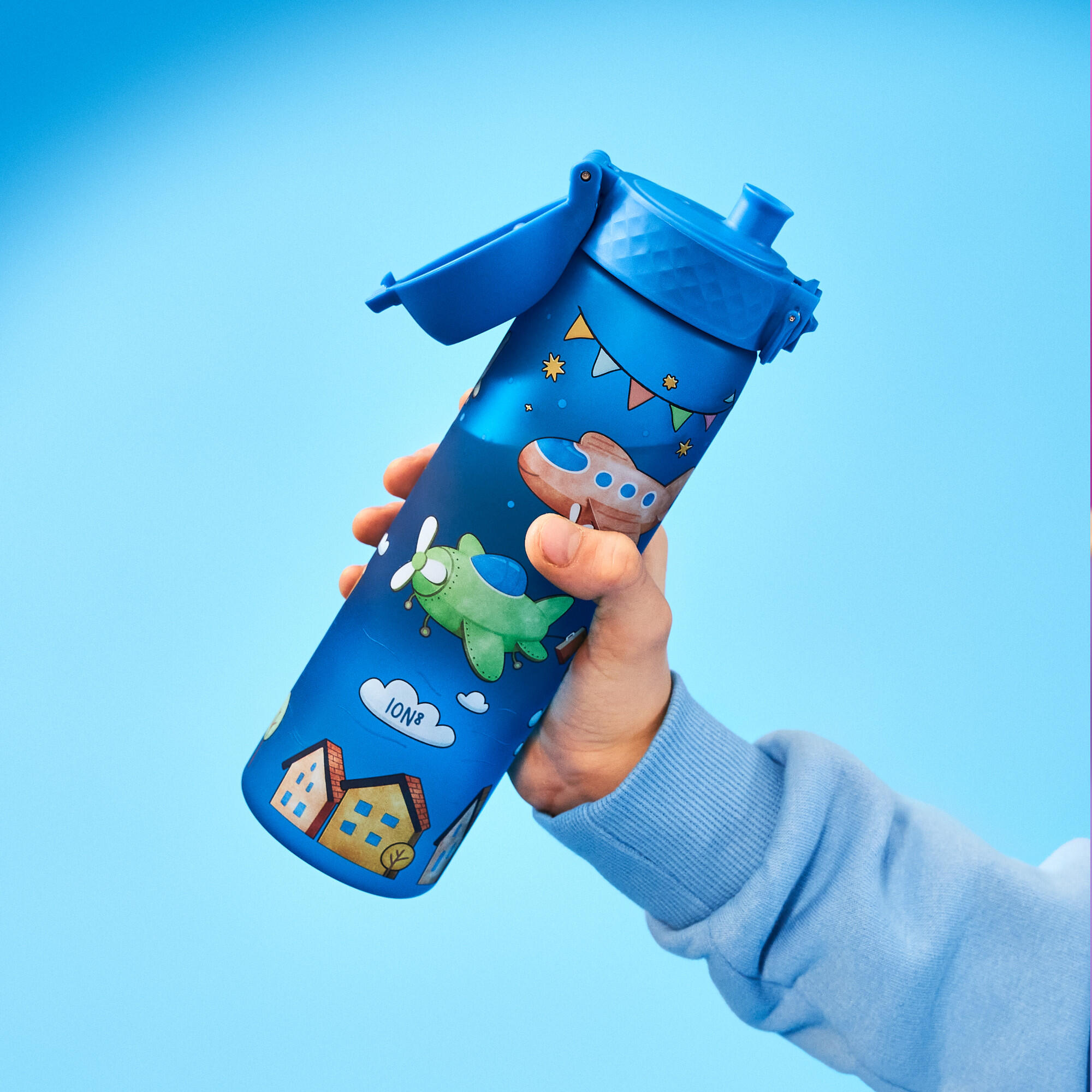 Bidon na wodę ION8 500ml z atestem PZH – szczelny, lekki, bez BPA 3/8