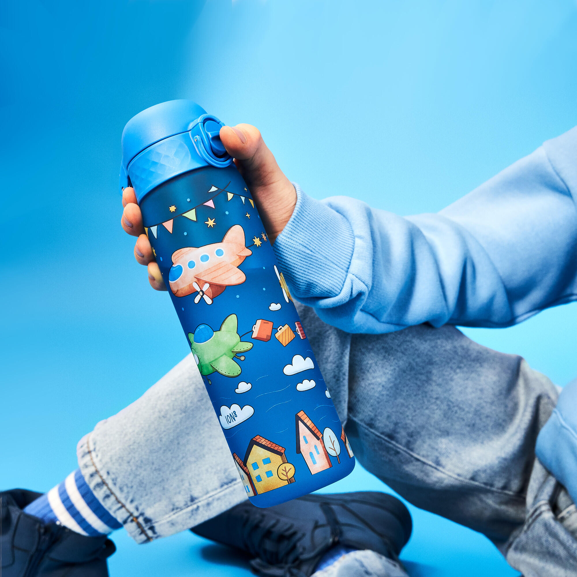 Bidon na wodę ION8 500ml z atestem PZH – szczelny, lekki, bez BPA 2/8