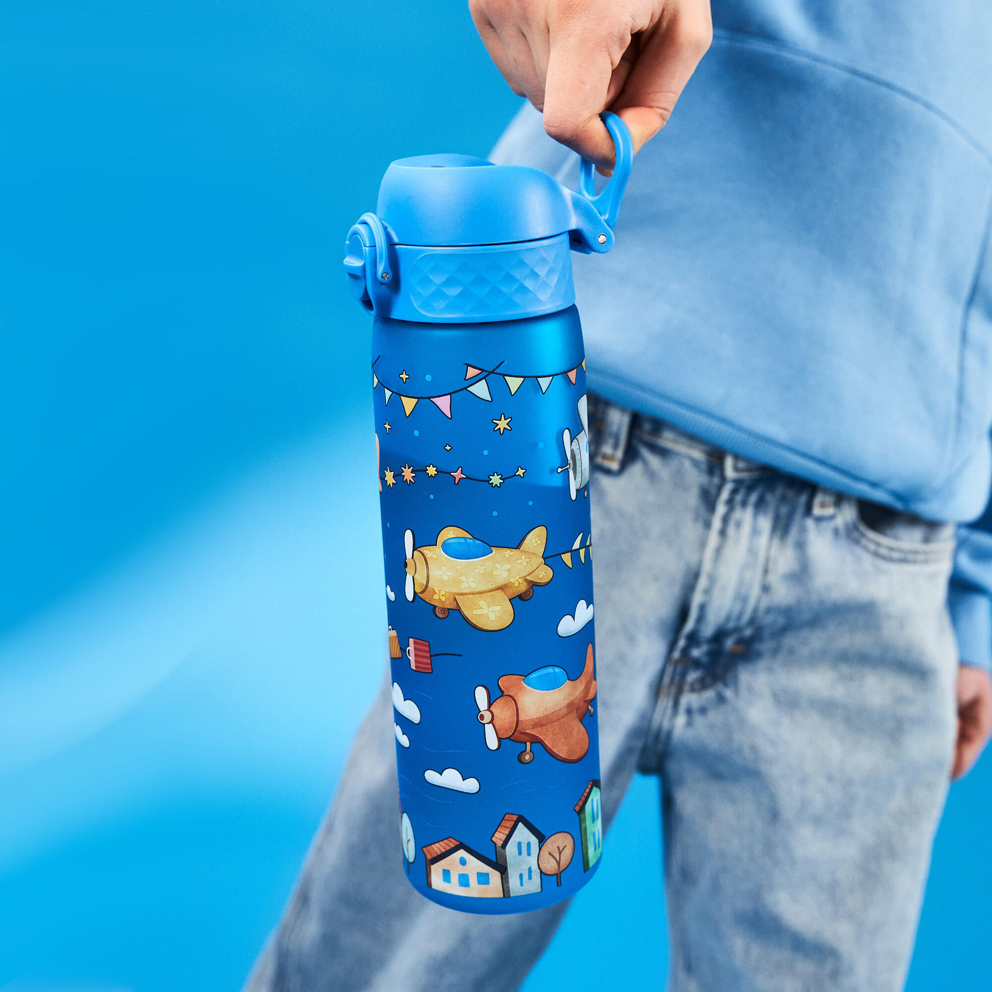 Bidon na wodę ION8 500ml z atestem PZH – szczelny, lekki, bez BPA 5/8