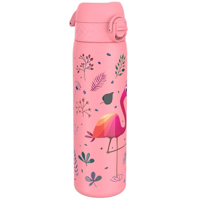 Butelka ION8 Single Wall I8SS600PPFLATEA Flamingo