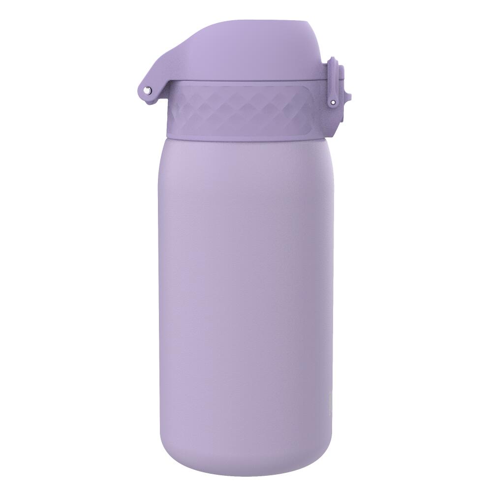 Leak Proof Kids Water Bottle, Stainless Steel, Light Purple, 400ml (13oz) 2/7