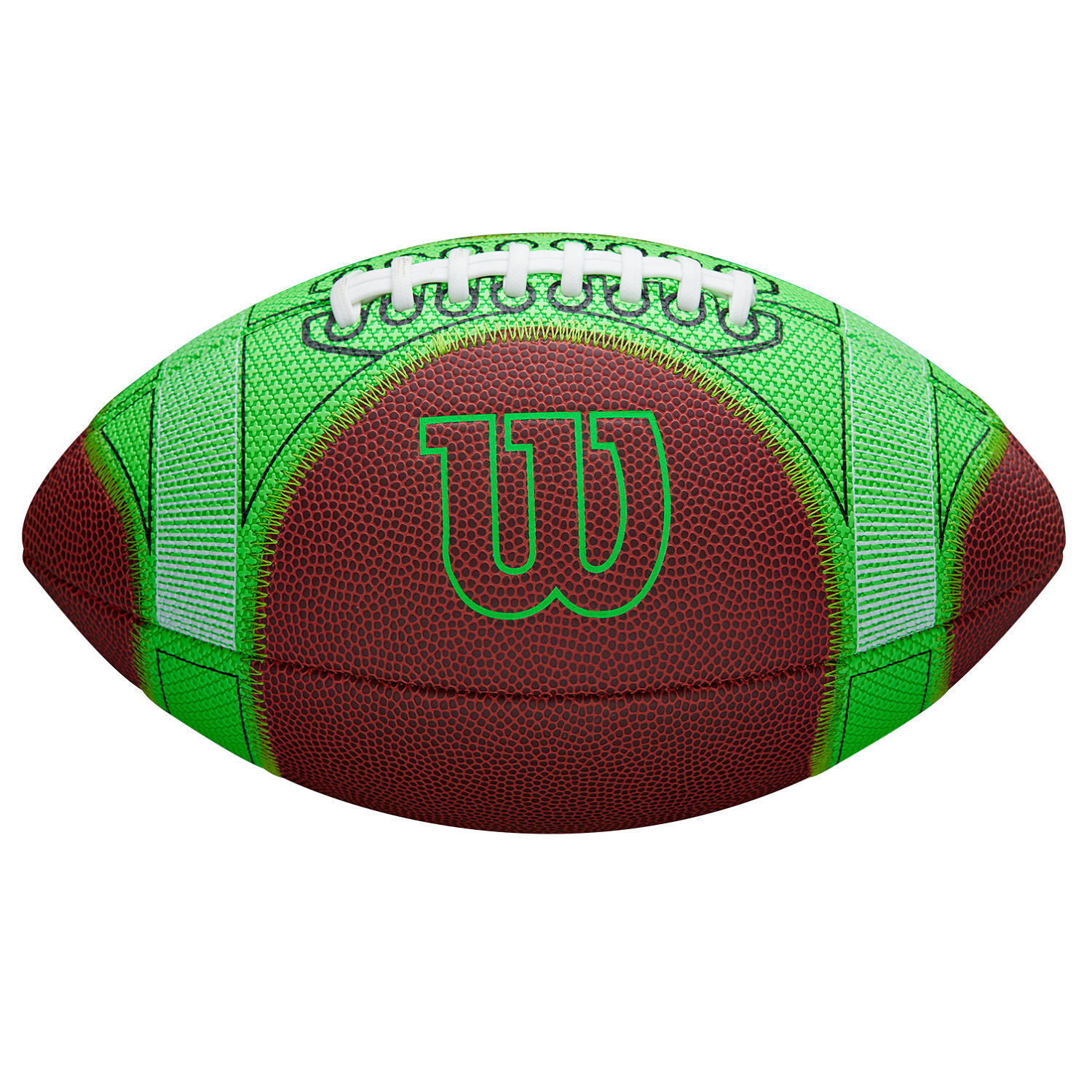 Football Hylite Größe 6 American Football Unisex Braun-Grün 2/4