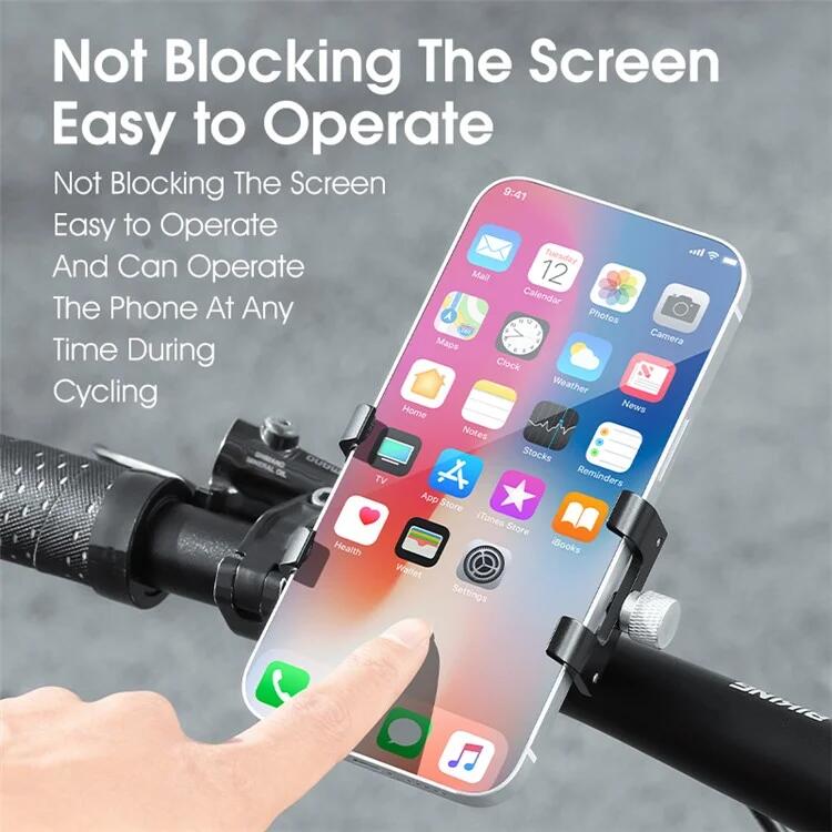 Support de téléphone de vélo en alliage d'aluminium