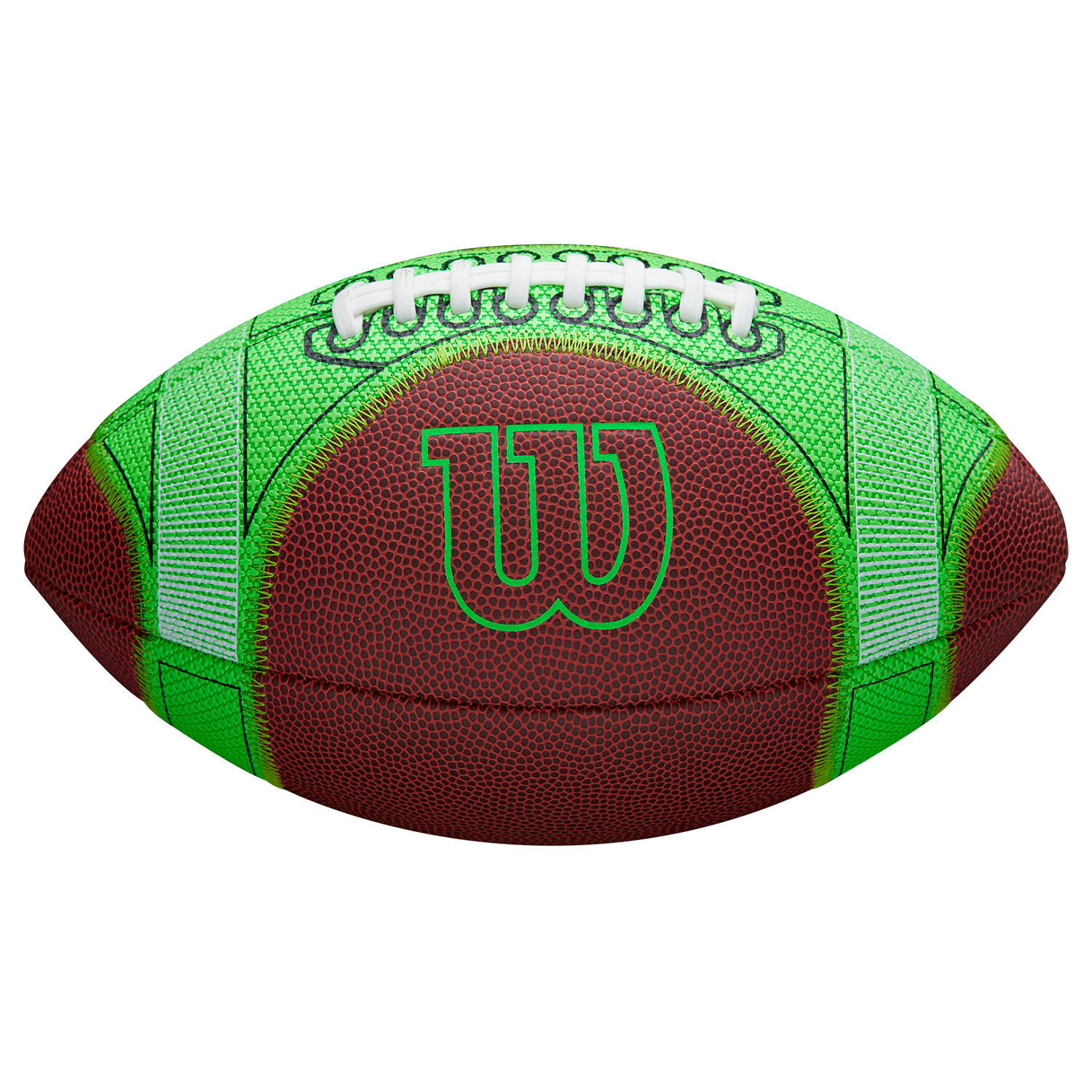 Football Hylite Größe 7 American Football Unisex Braun-Grün 2/5