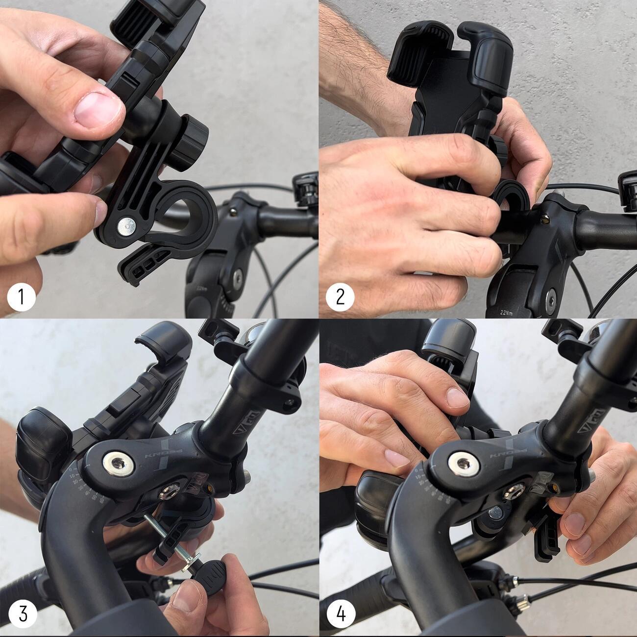 Robuste Handyhalter fr Fahrradlenker