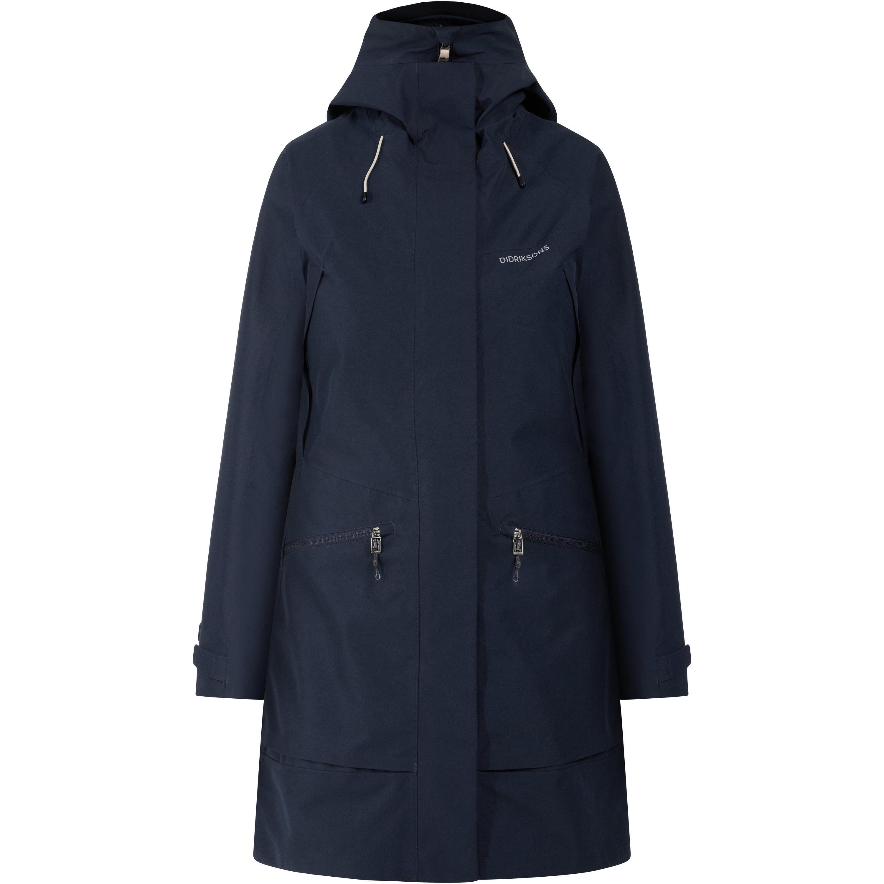 Didriksons Parka Feminina Ilma Azul da Decathlon