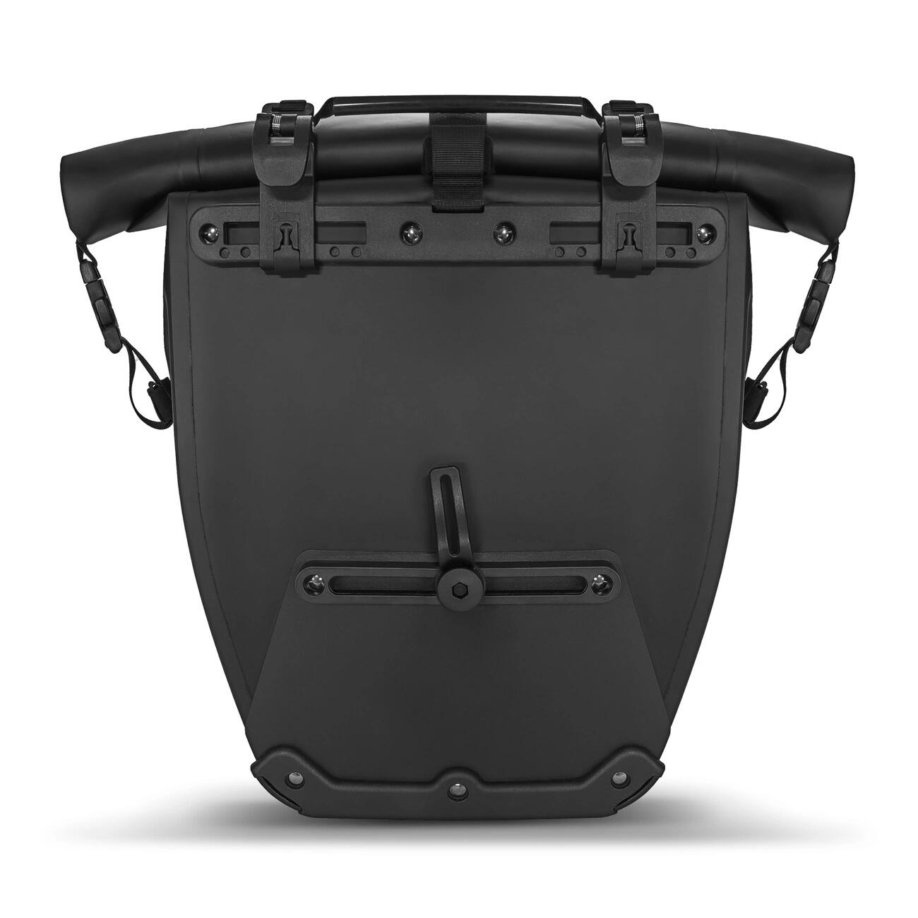 Wasserdichte Fahrradtasche für Gepäckträger 25L - Schwarz 7/7