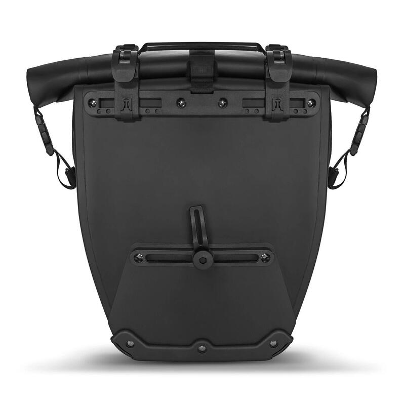 Geantă biciclete impermeabilă, montare rapidă, Wbb24bk, negru