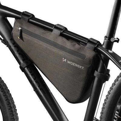 Wozinsky fietstas voor het frame 3.5 l grijs