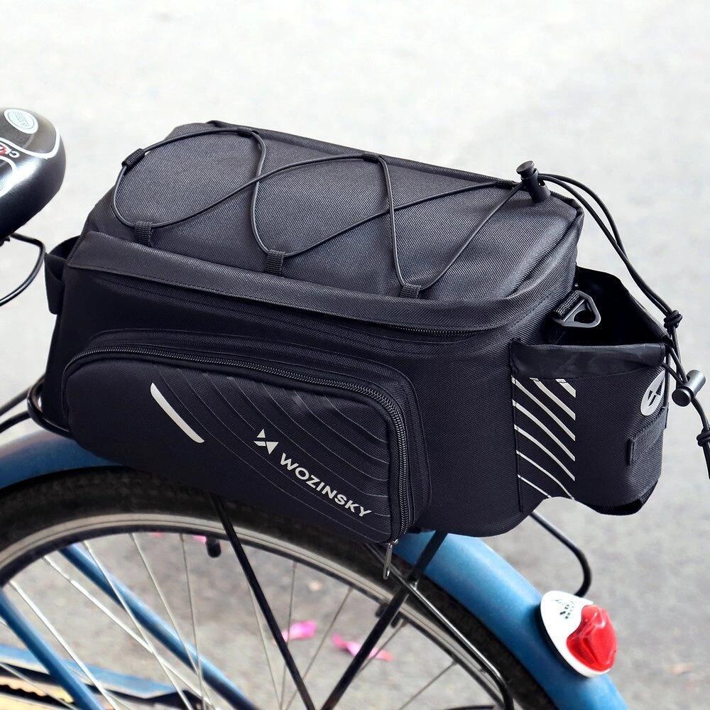 Borsello per bicicletta 9L con tracolla Nero 7/7