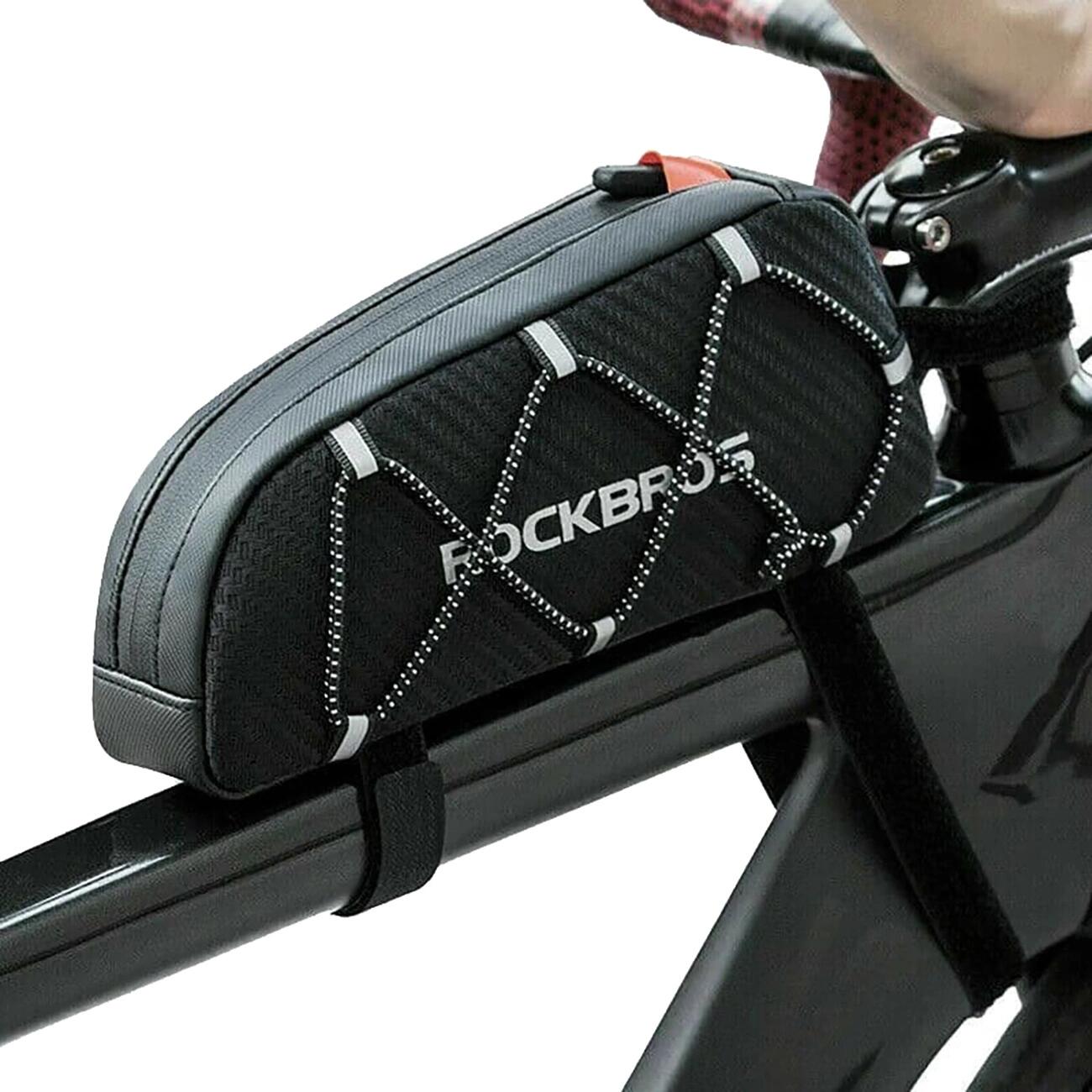 Fietsframe tas 1 liter met sleutelhanger - Zwart 2/7