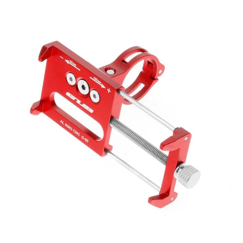 Support téléphone  GUB G85 Aluminium rouge