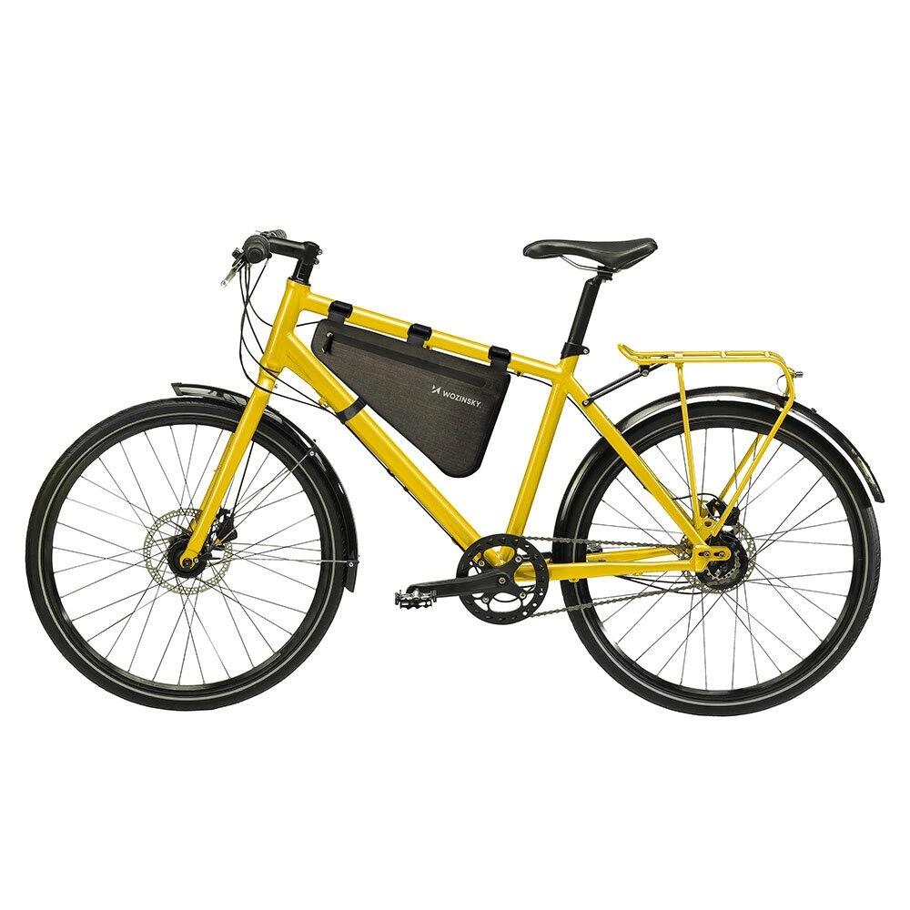 Wozinsky Rahmentasche für Fahrrad 3,5 L grau 6/7