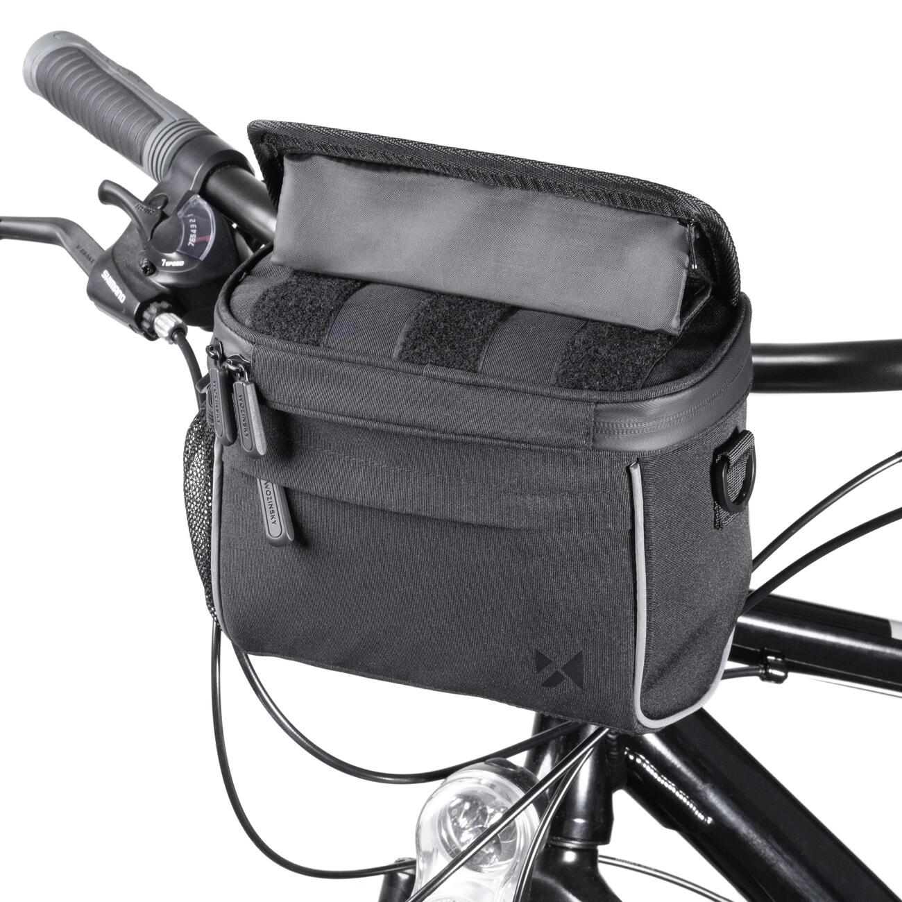 Sacoche de guidon de vélo Wozinsky - Noir 3/7