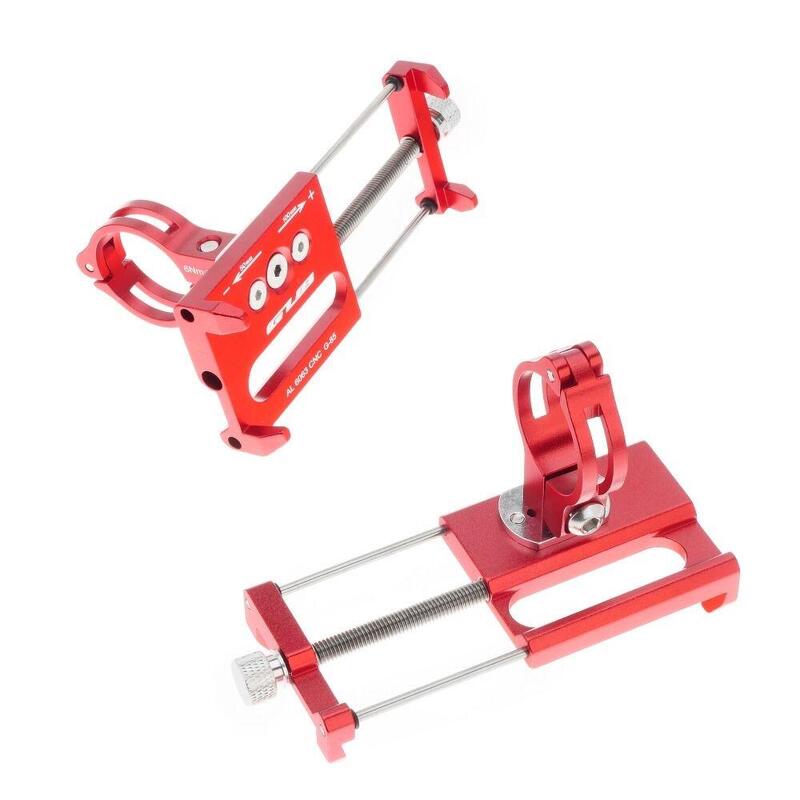 Support téléphone  GUB G85 Aluminium rouge