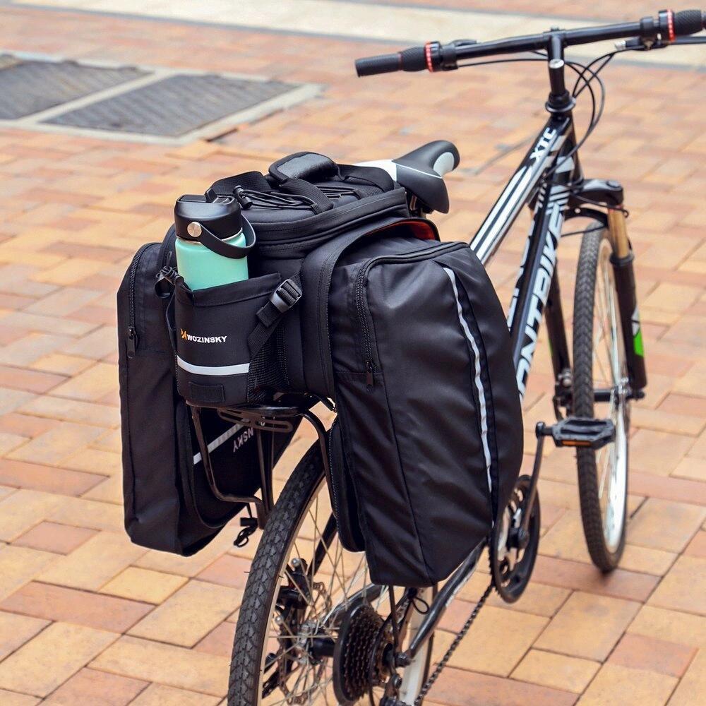 Geräumige Fahrradtasche 35L - Schwarz 5/7