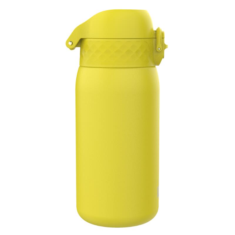Leak Proof Kids Water Bottle, Stainless Steel, Yellow, 400ml (13oz) 2/7