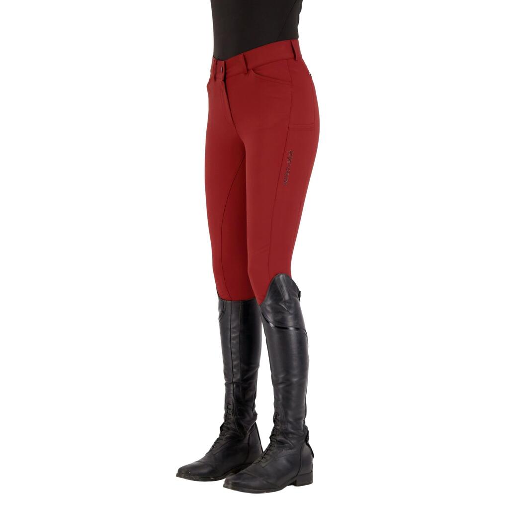 Full grip riding pants for women Euro-Star Arista Fashion Diamond