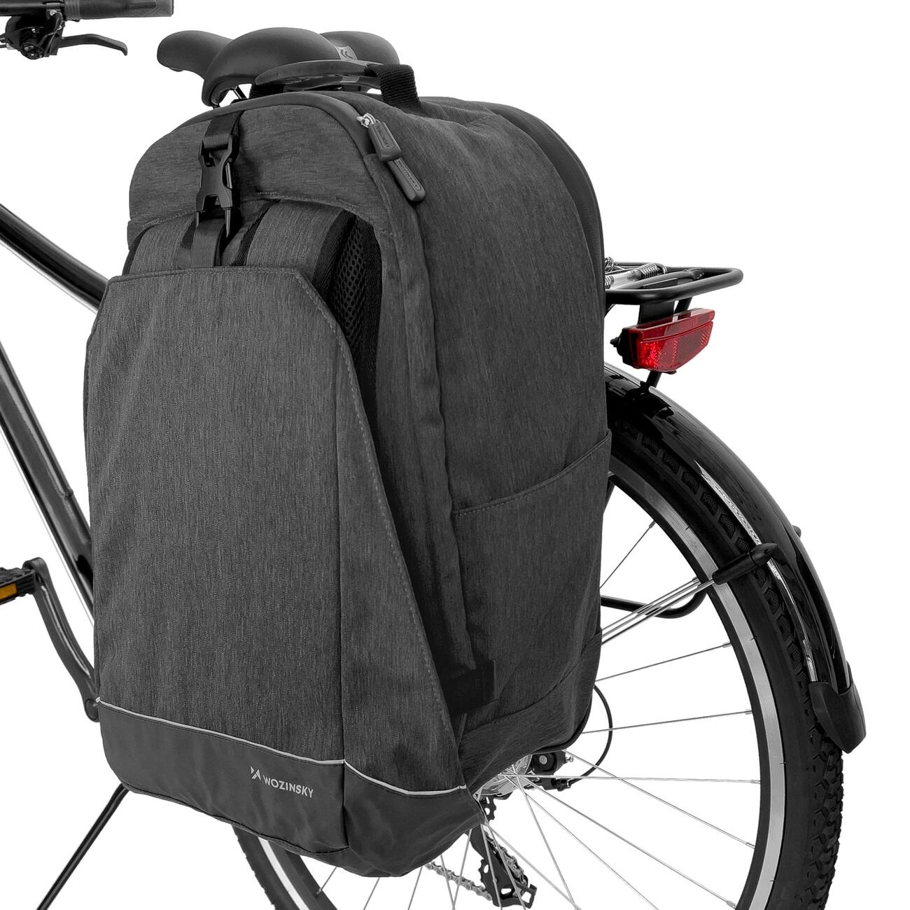 2-in-1 rugzak en tas 30L - Zwart 2/7