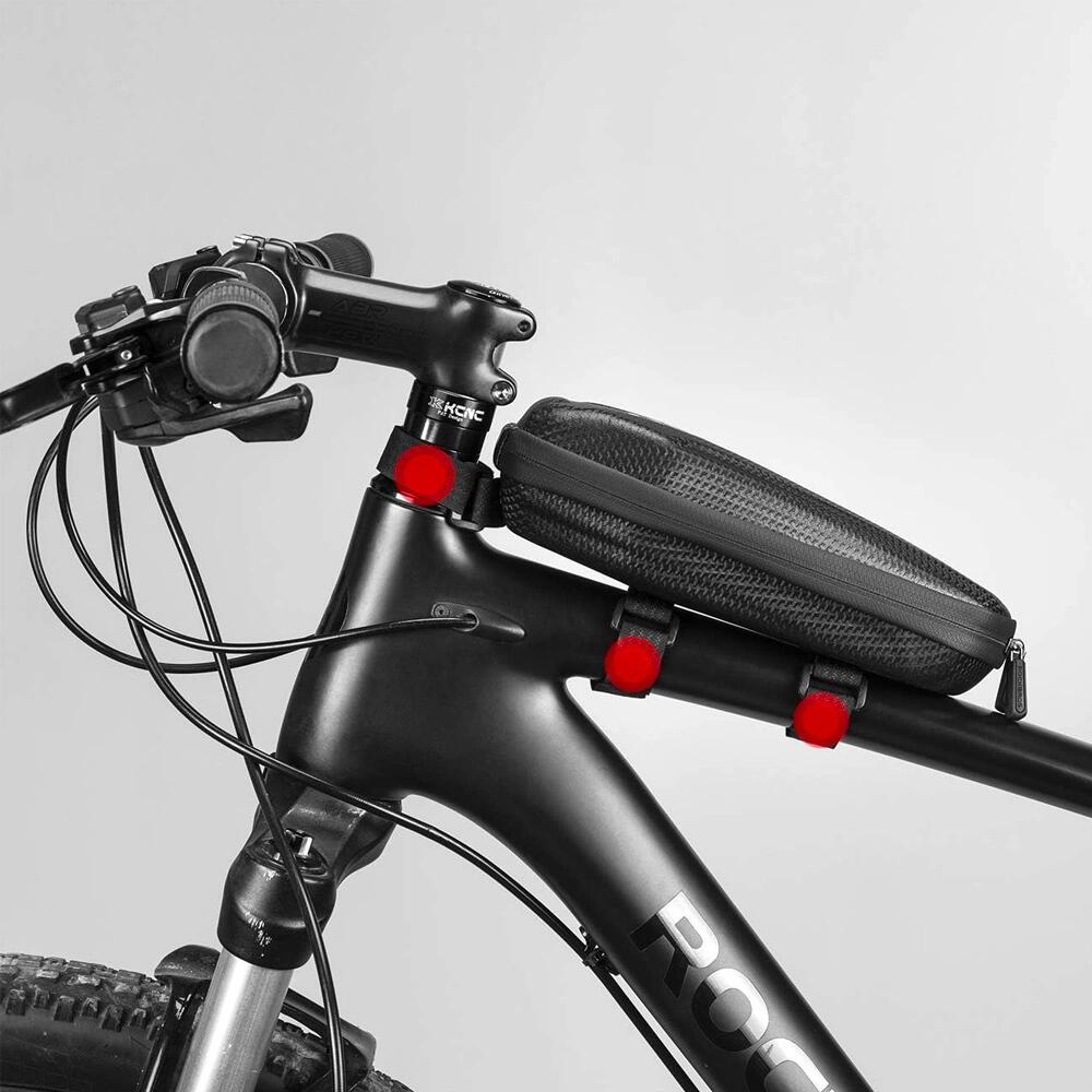 Wasserdichte Fahrradtasche Rockbros für Rahmen - Schwarz 7/7