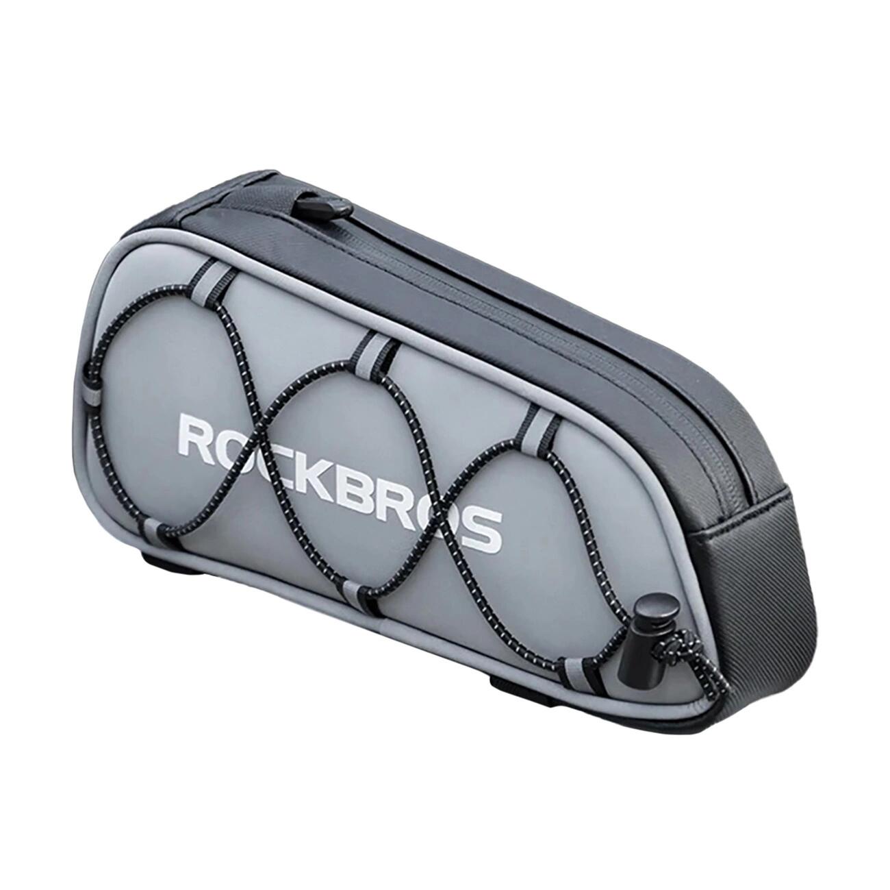 ROCKBROS Borsa per telaio da bicicletta Rockbros 0,9 L - Argento