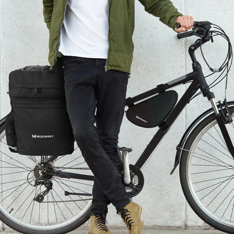 Geantă de cadru biciclete transport obiecte esențiale Wbb11Bk negru