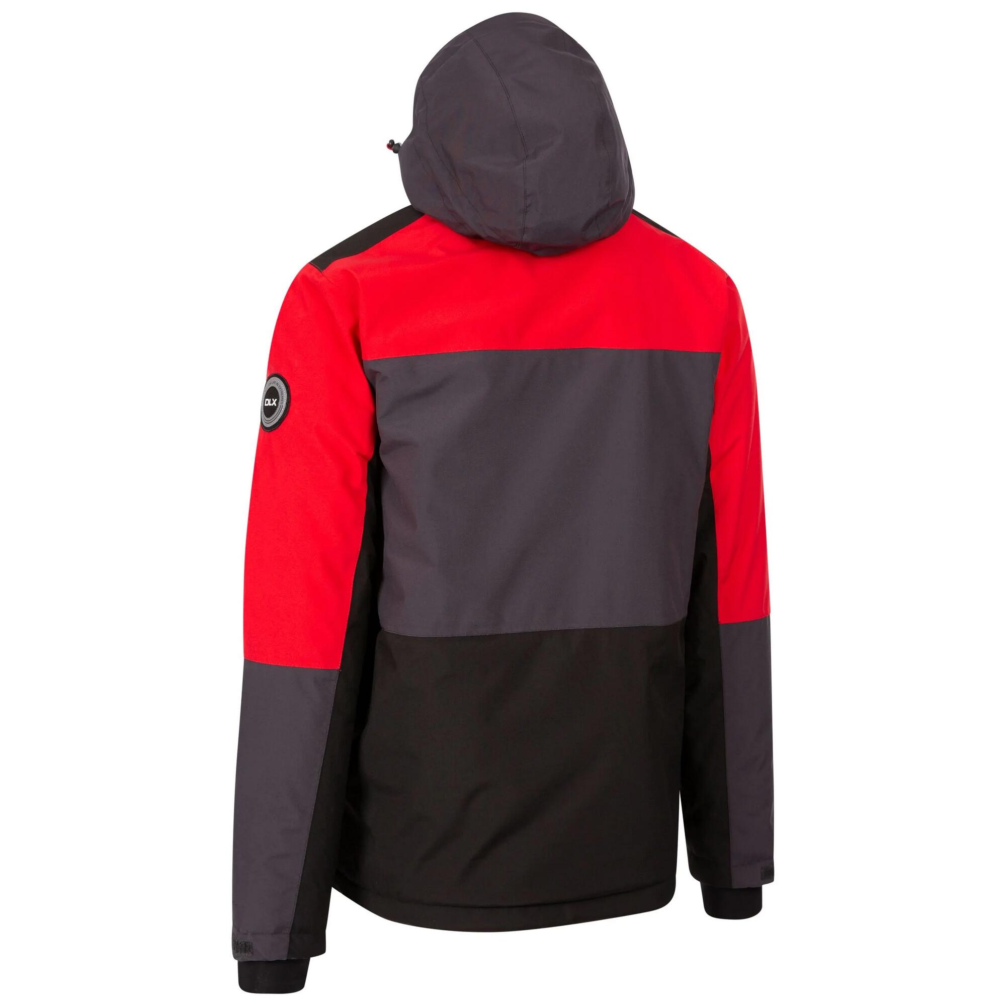 Giacca da sci Trespass JOSEPH Grigio scuro 100% Poliestere, cappuccio removibile 2/7