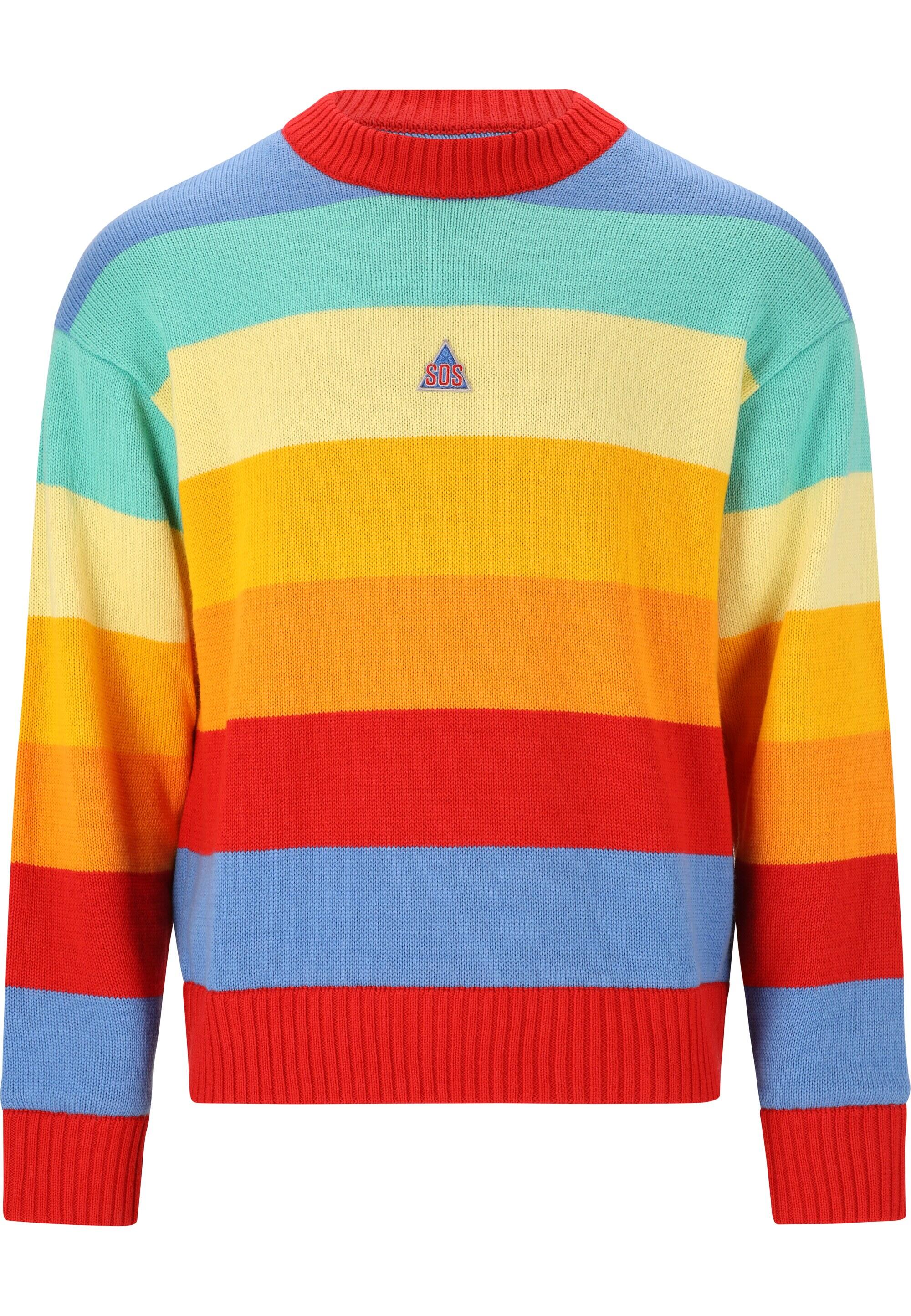 SOS Felpa con zip antivento SOS Uni knit