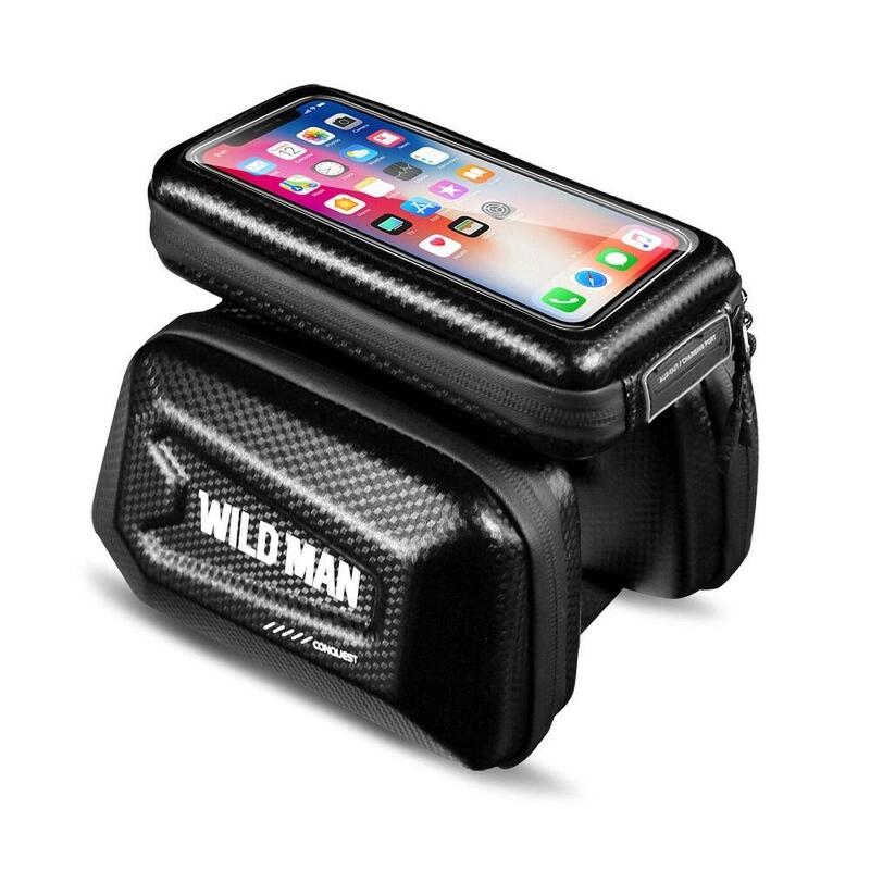 Sacoche de cadre avec support téléphone WILDMAN ES6 1L