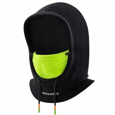 Warme. fleece gevoerde ski- en fietsmuts voor de winter