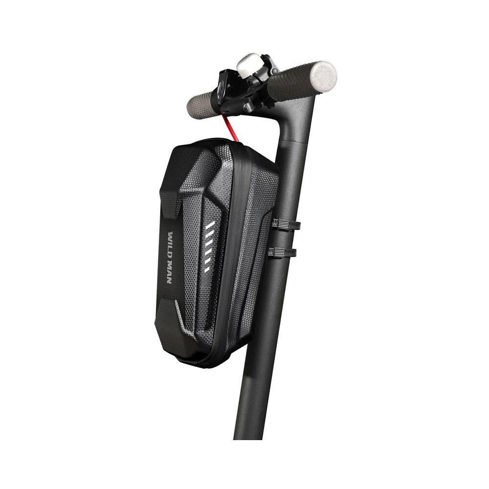 Bolsa de guiador impermeável wildman 3l preto