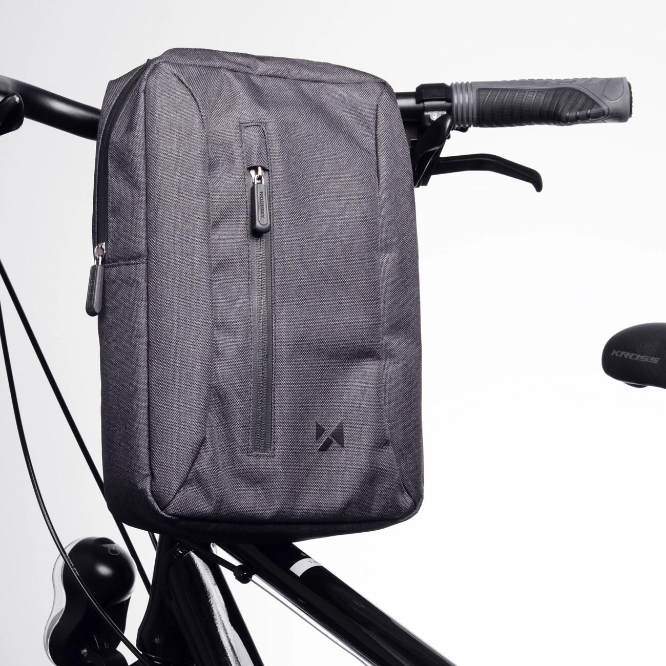 Borsa per manubrio di bicicletta Wozinsky - Grigio 5/7