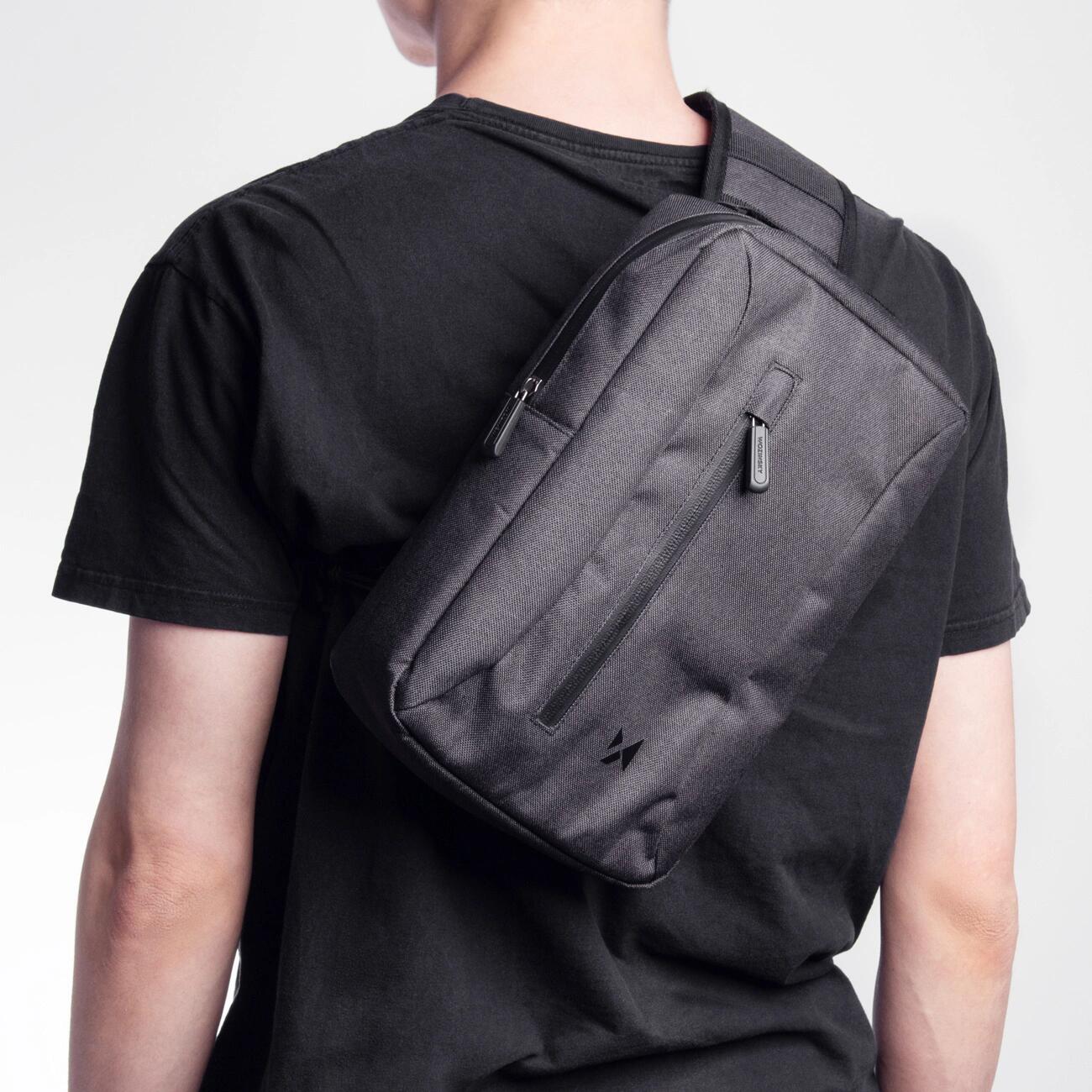 Borsa per manubrio di bicicletta Wozinsky - Grigio 6/7