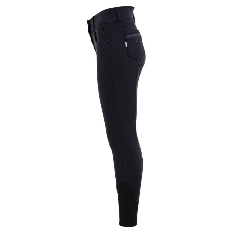 Pantalon équitation full grip siège sil femme ANKY Stone Taped Brushed