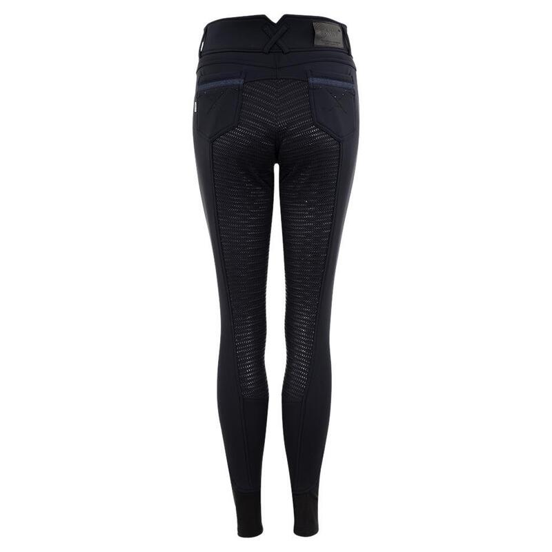 Pantalon équitation full grip siège sil femme ANKY Stone Taped Brushed