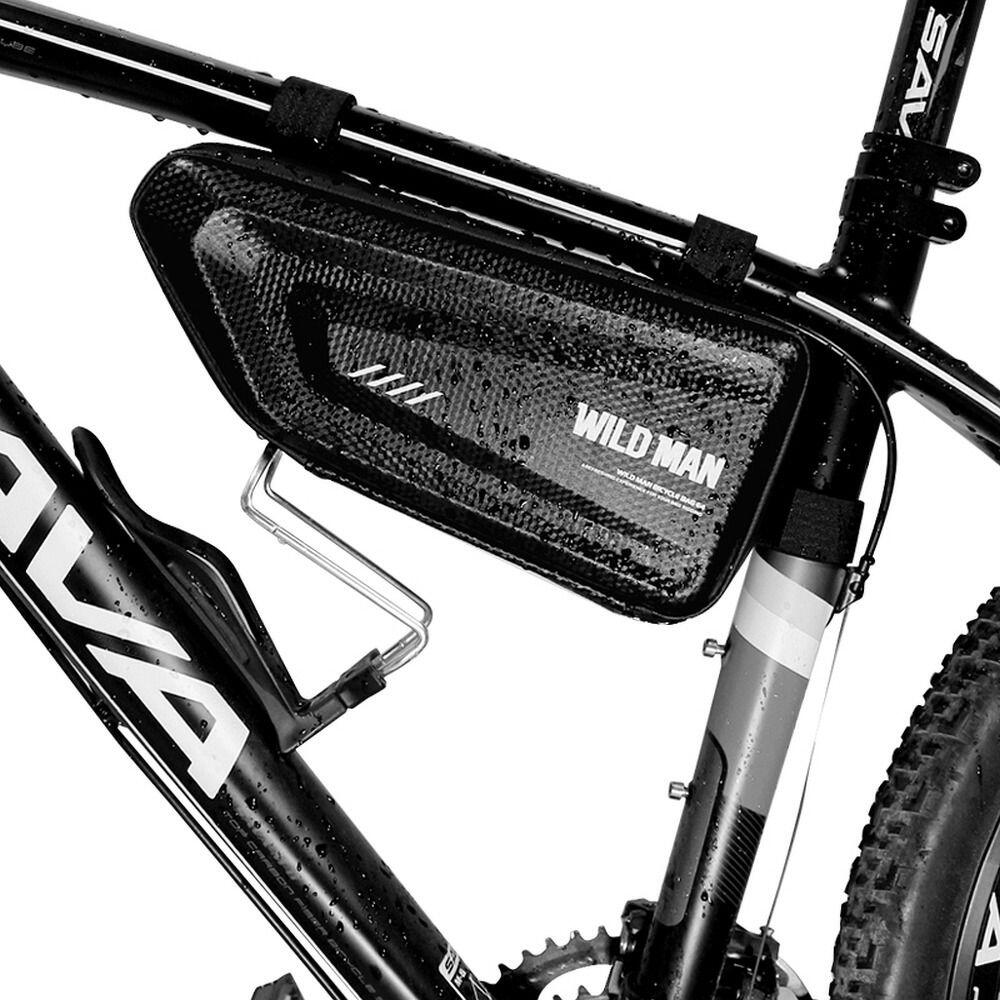 WILDMAN Borsa a triangolo per telaio con cerniera, 1,5 l