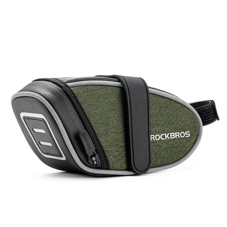 Rockbros - Sacoche De Selle De Vélo Rockbros 0.45l - Fixation Velcro - Sacoche Selle Vélo - Noir - Decathlon