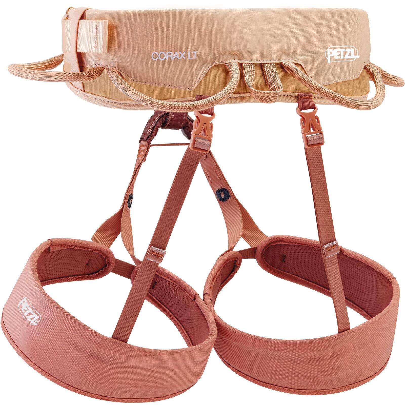 Imbrago arrampicata Petzl Corax LT Women M coral sand leggero regolabile 5/6